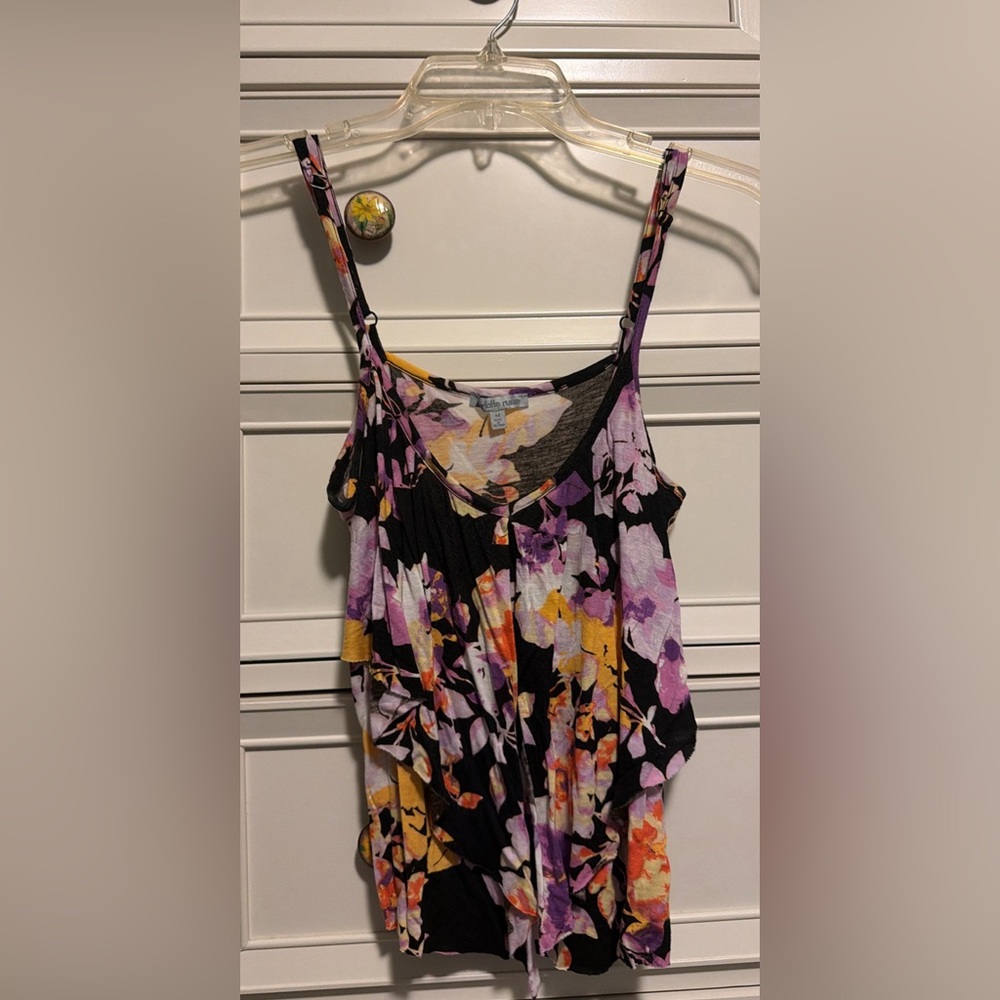 Vintage Y2K Charlotte Russe Floral Print Top